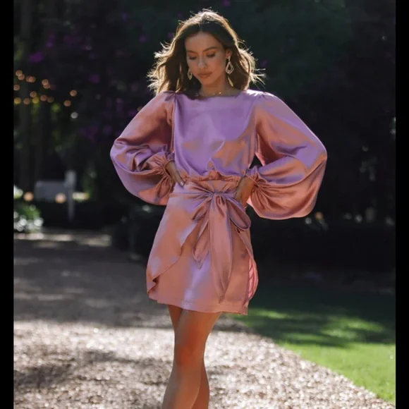 Petal Pup Opal Dress Dusty Rose